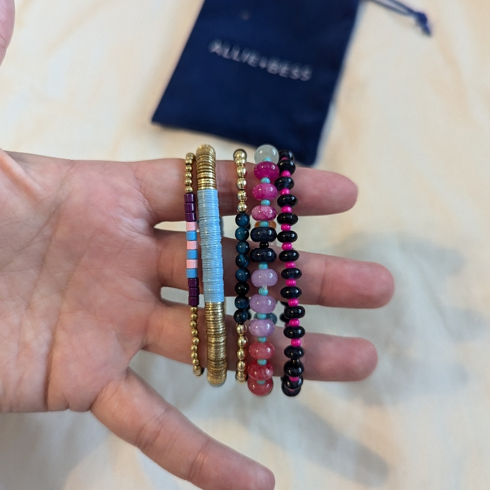 Allie + Bess Bracelet Stack (5)